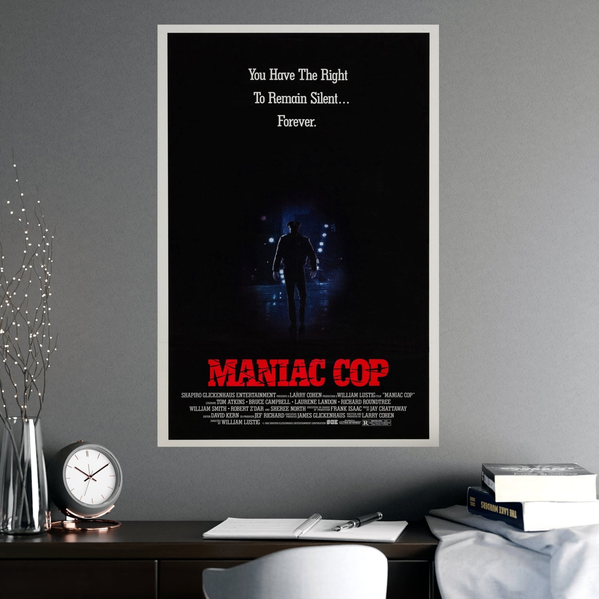 MANIAC COP (TEASER) 1988 - Paper Movie Poster-The Sticker Space