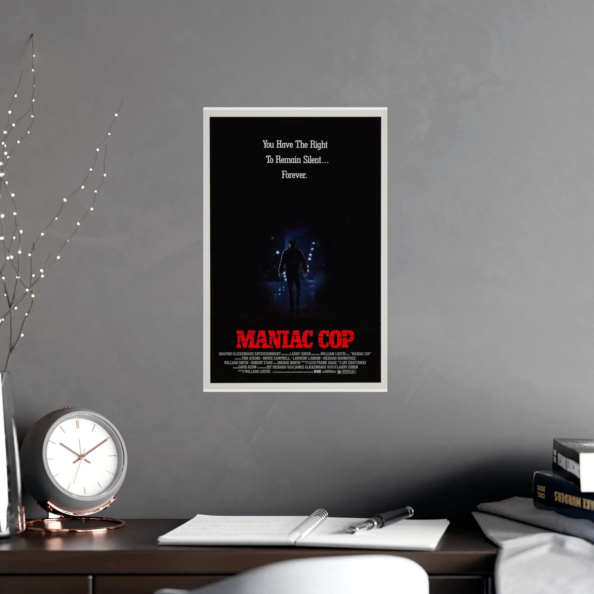 MANIAC COP (TEASER) 1988 - Paper Movie Poster-The Sticker Space