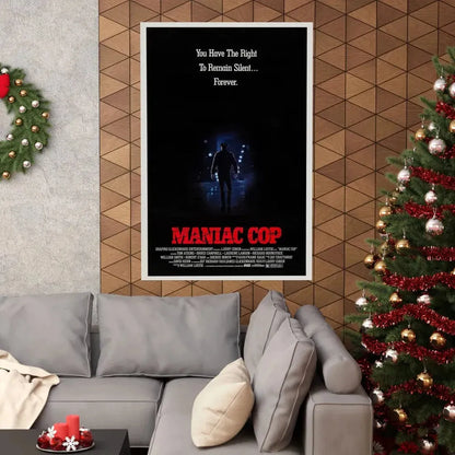 MANIAC COP (TEASER) 1988 - Paper Movie Poster - The Sticker Space