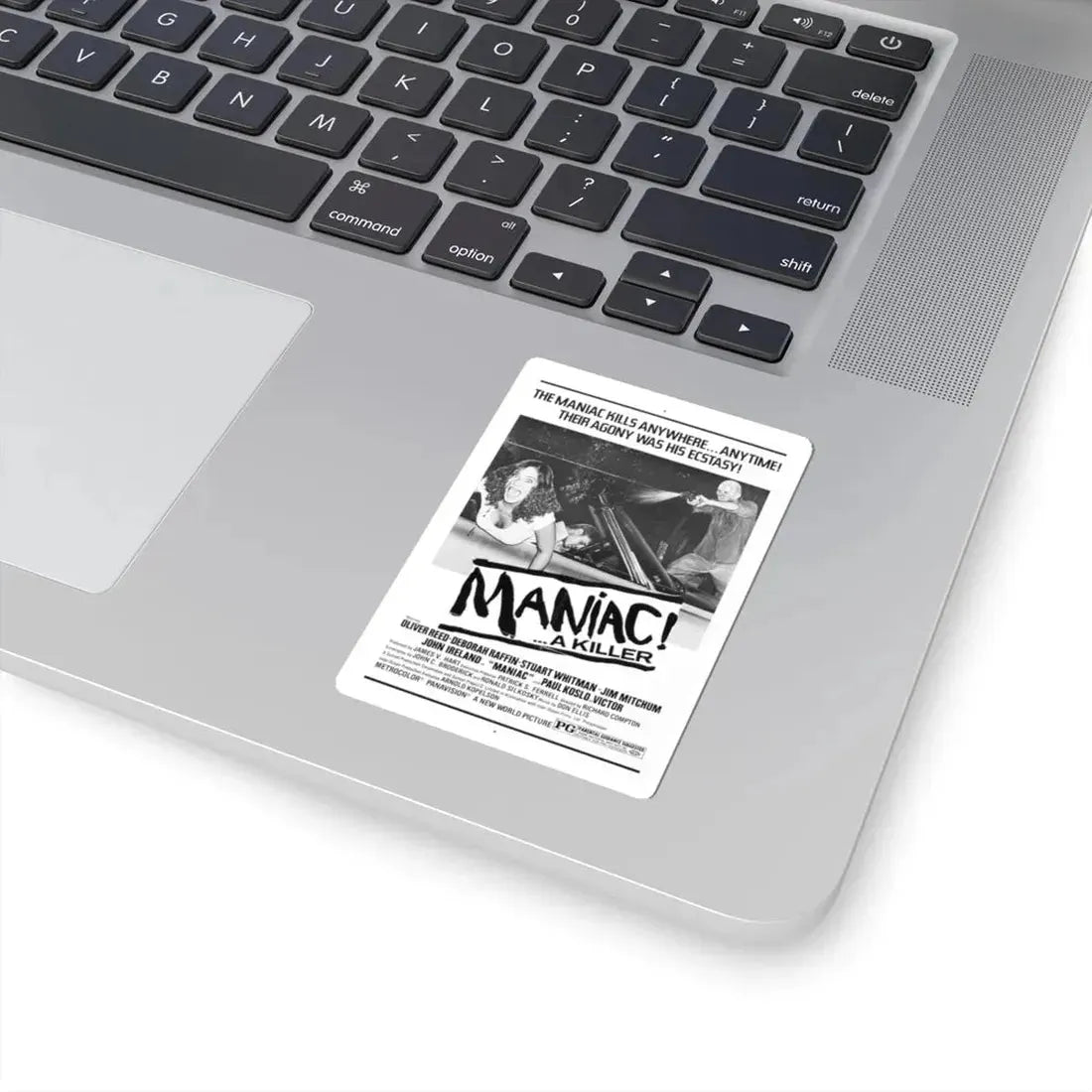 MANIAC! (RANSOM) 1977 Movie Poster - STICKER Vinyl Kiss-Cut Decal - The Sticker Space