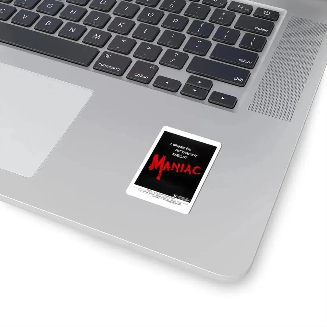 MANIAC (TEASER) 1980 Movie Poster - STICKER Vinyl Kiss-Cut Decal - The Sticker Space