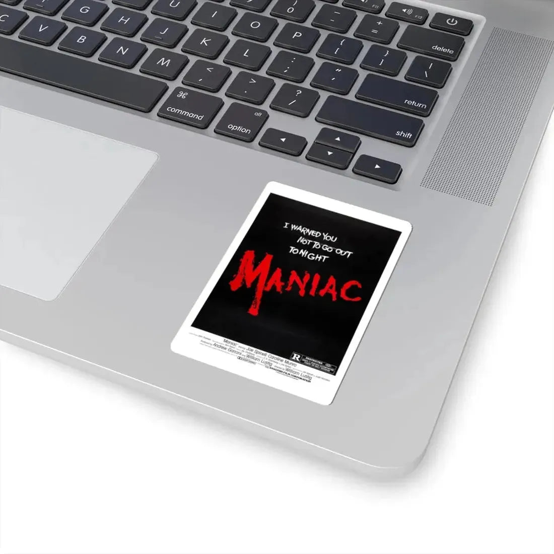 MANIAC (TEASER) 1980 Movie Poster - STICKER Vinyl Kiss-Cut Decal - The Sticker Space