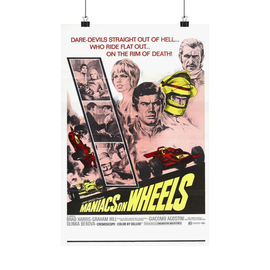 MANIACS ON WHEELS 1949 - Paper Movie Poster-12″ x 18″-The Sticker Space