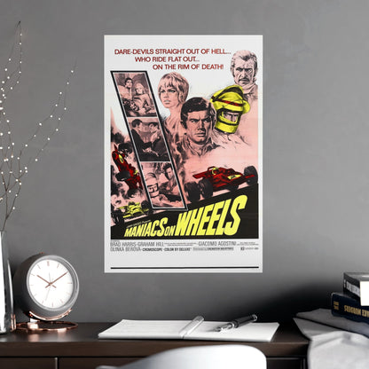 MANIACS ON WHEELS 1949 - Paper Movie Poster-The Sticker Space