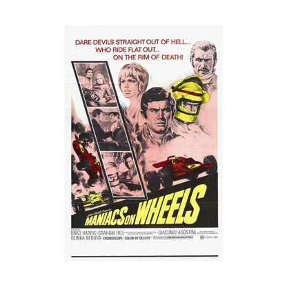 MANIACS ON WHEELS 1949 - Paper Movie Poster-The Sticker Space