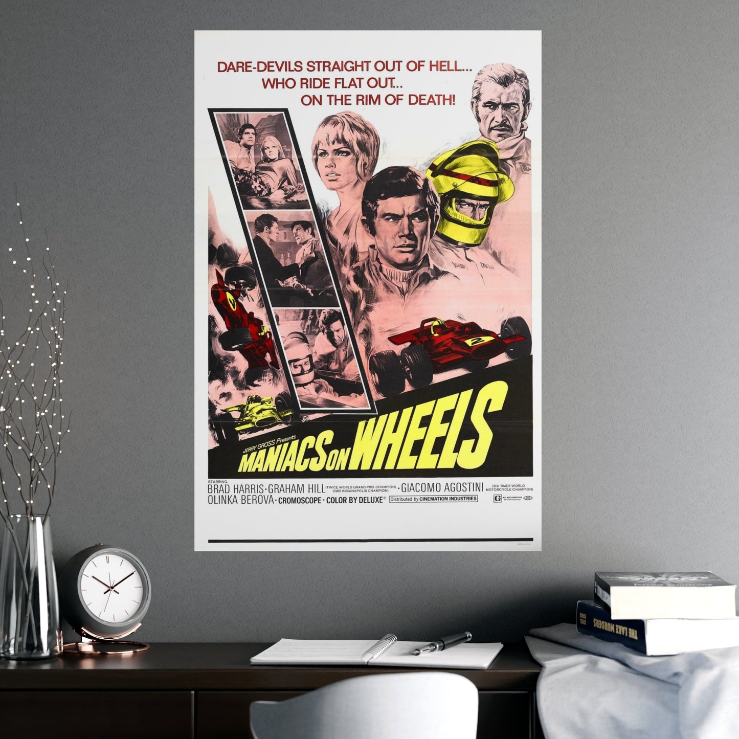 MANIACS ON WHEELS 1949 - Paper Movie Poster-The Sticker Space