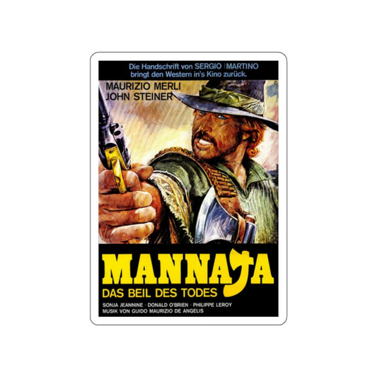 MANNAJA 1977 Movie Poster STICKER Vinyl Die-Cut Decal-2 Inch-The Sticker Space