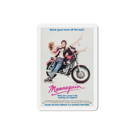 Mannequin 1987 Movie Poster Die-Cut Magnet-2" x 2"-The Sticker Space