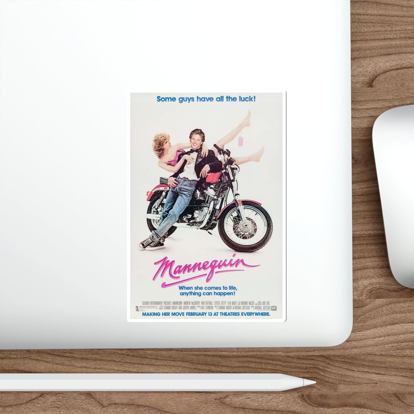 Mannequin 1987 Movie Poster STICKER Vinyl Die-Cut Decal-The Sticker Space