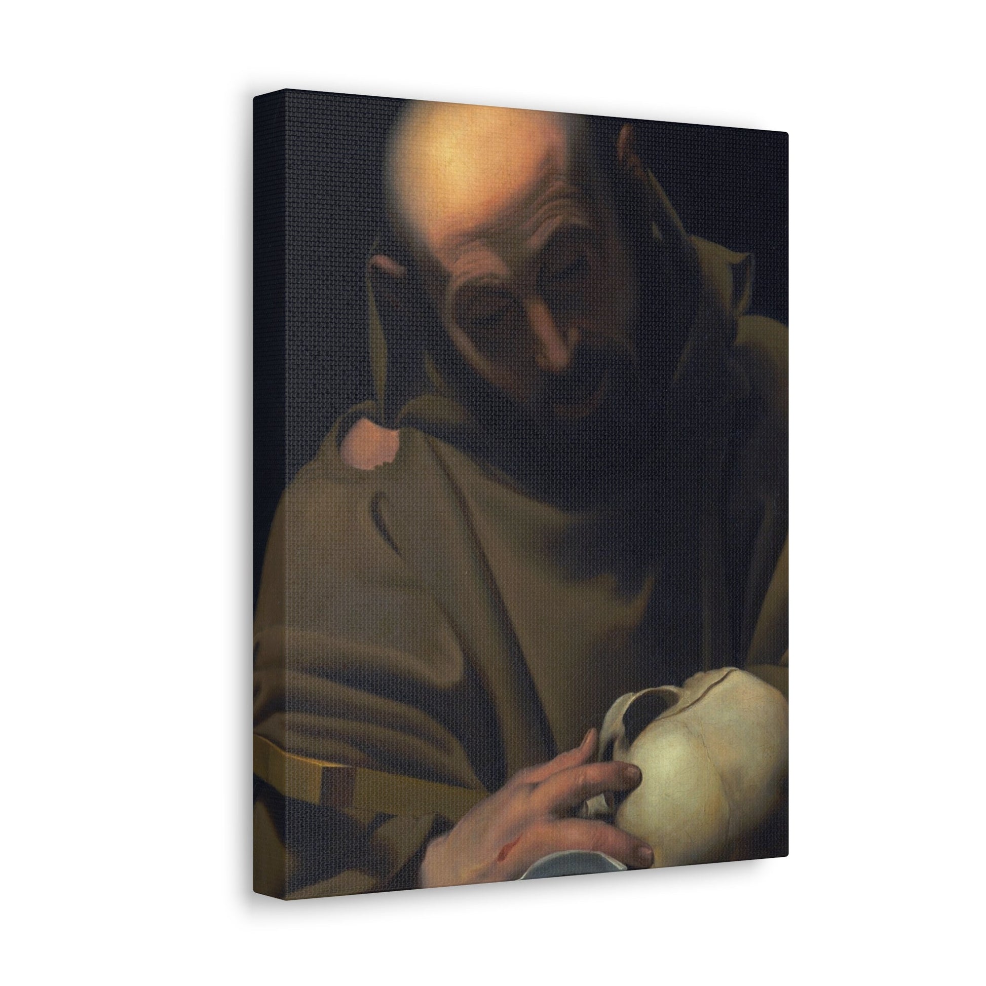 Manner of Bartolomeo Schedoni (1578-1615) Saint Francis , Laid Down on Canvas - Canvas Wall Art-The Sticker Space