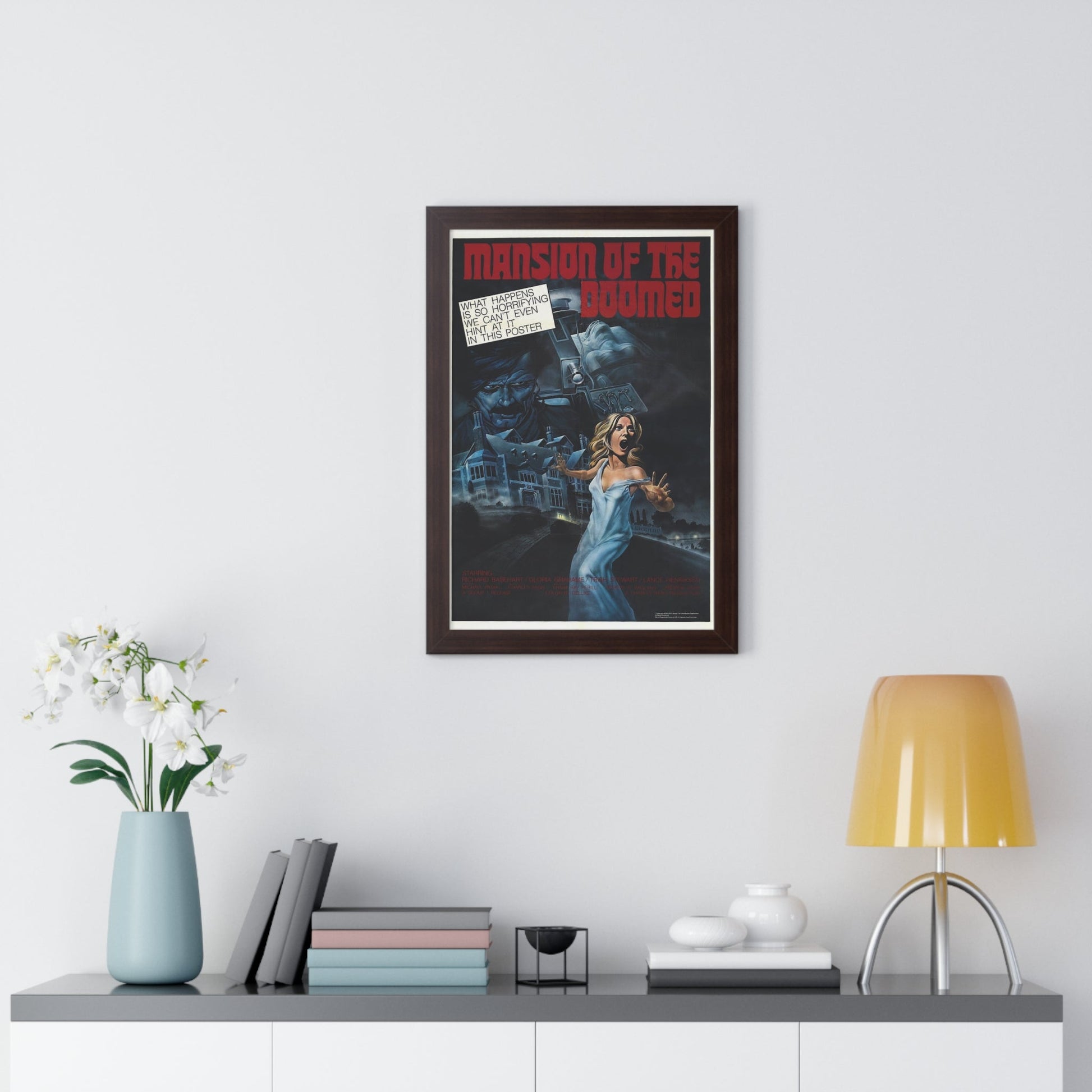 MANSION OF THE DOOMED 1976 - Framed Movie Poster-The Sticker Space