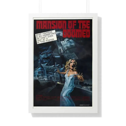 MANSION OF THE DOOMED 1976 - Framed Movie Poster 20" x 30" White - The Sticker Space