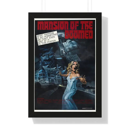 MANSION OF THE DOOMED 1976 - Framed Movie Poster - The Sticker Space
