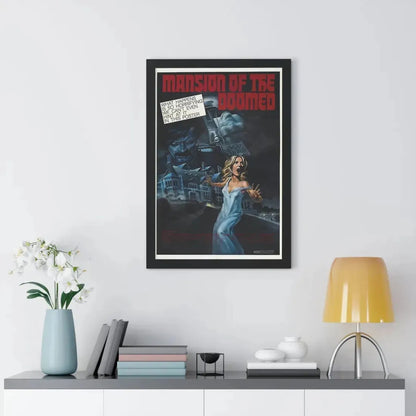 MANSION OF THE DOOMED 1976 - Framed Movie Poster - The Sticker Space