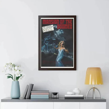 MANSION OF THE DOOMED 1976 - Framed Movie Poster - The Sticker Space