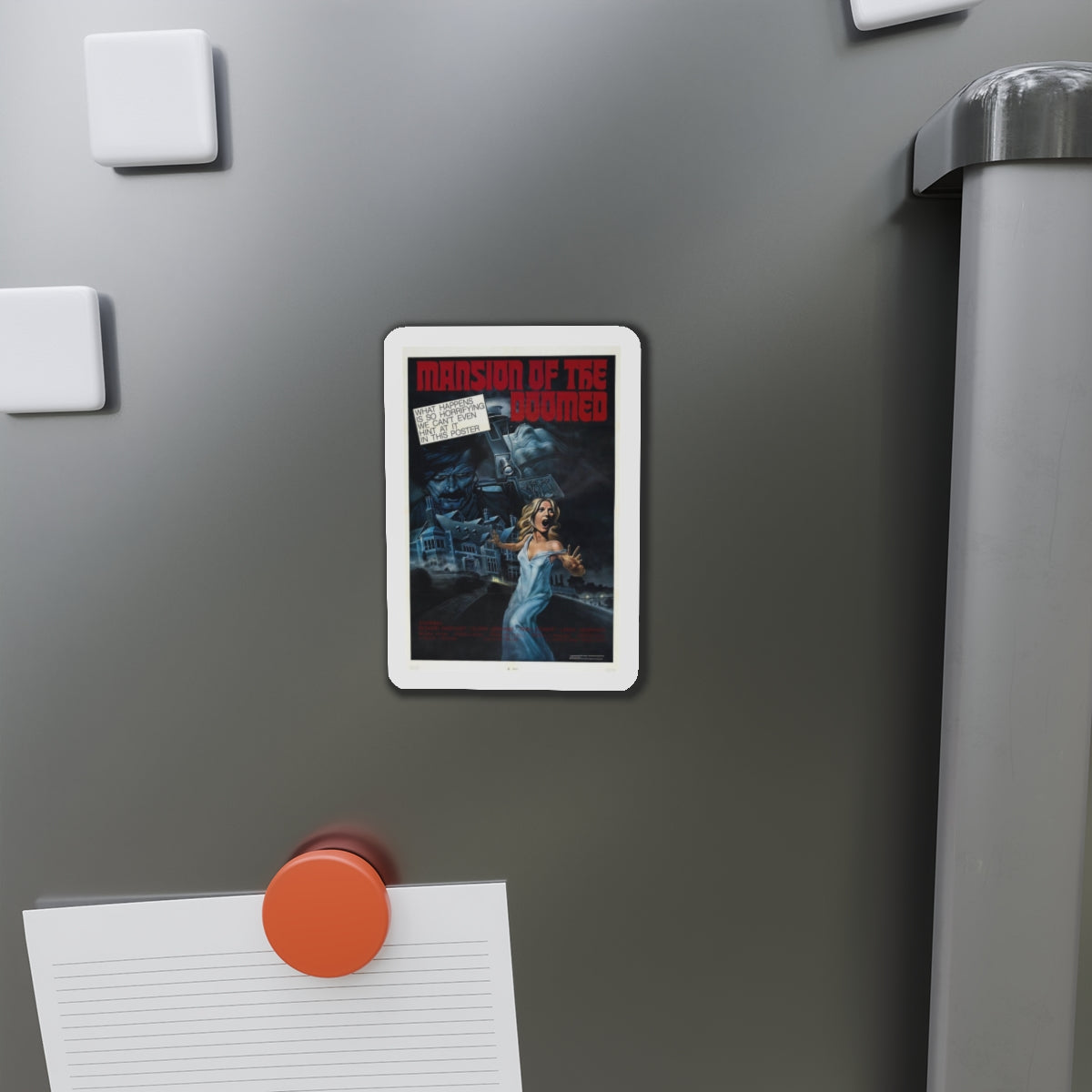 MANSION OF THE DOOMED 1976 Movie Poster - Refrigerator Magnet-The Sticker Space