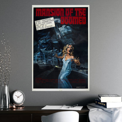 MANSION OF THE DOOMED 1976 - Paper Movie Poster-The Sticker Space