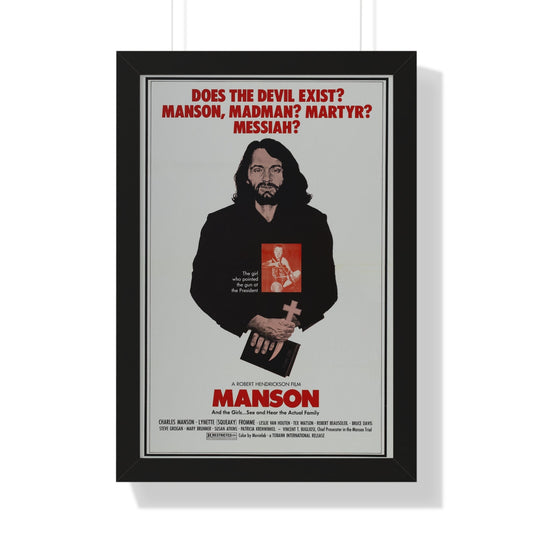 MANSON 1973 - Framed Movie Poster-16″ x 24″-The Sticker Space