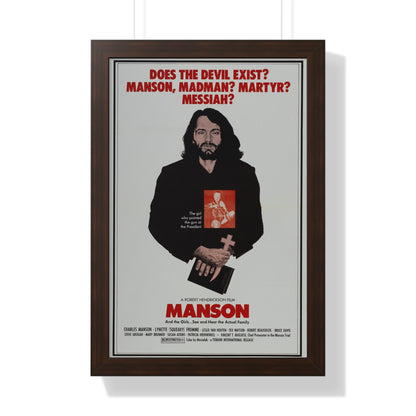 MANSON 1973 - Framed Movie Poster-16″ x 24″-The Sticker Space