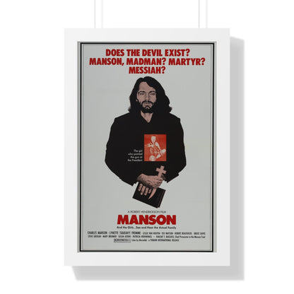 MANSON 1973 - Framed Movie Poster-16″ x 24″-The Sticker Space