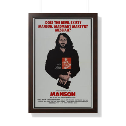 MANSON 1973 - Framed Movie Poster-20" x 30"-The Sticker Space