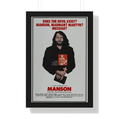 MANSON 1973 - Framed Movie Poster - The Sticker Space