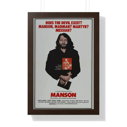 MANSON 1973 - Framed Movie Poster - The Sticker Space