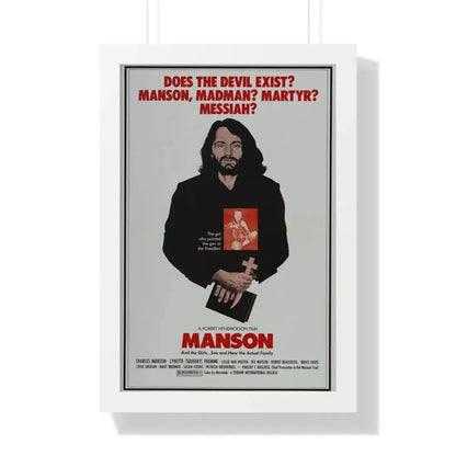MANSON 1973 - Framed Movie Poster - The Sticker Space
