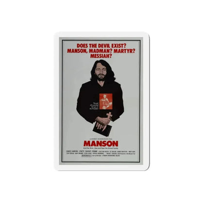 MANSON 1973 Movie Poster - Refrigerator Magnet 4 Inch Die-Cut - The Sticker Space