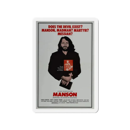 MANSON 1973 Movie Poster - Refrigerator Magnet - The Sticker Space