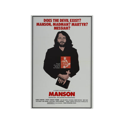 MANSON 1973 - Paper Movie Poster-12″ x 18″ (Vertical)-The Sticker Space