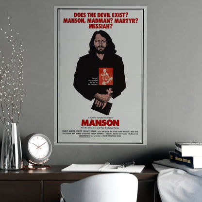MANSON 1973 - Paper Movie Poster-The Sticker Space