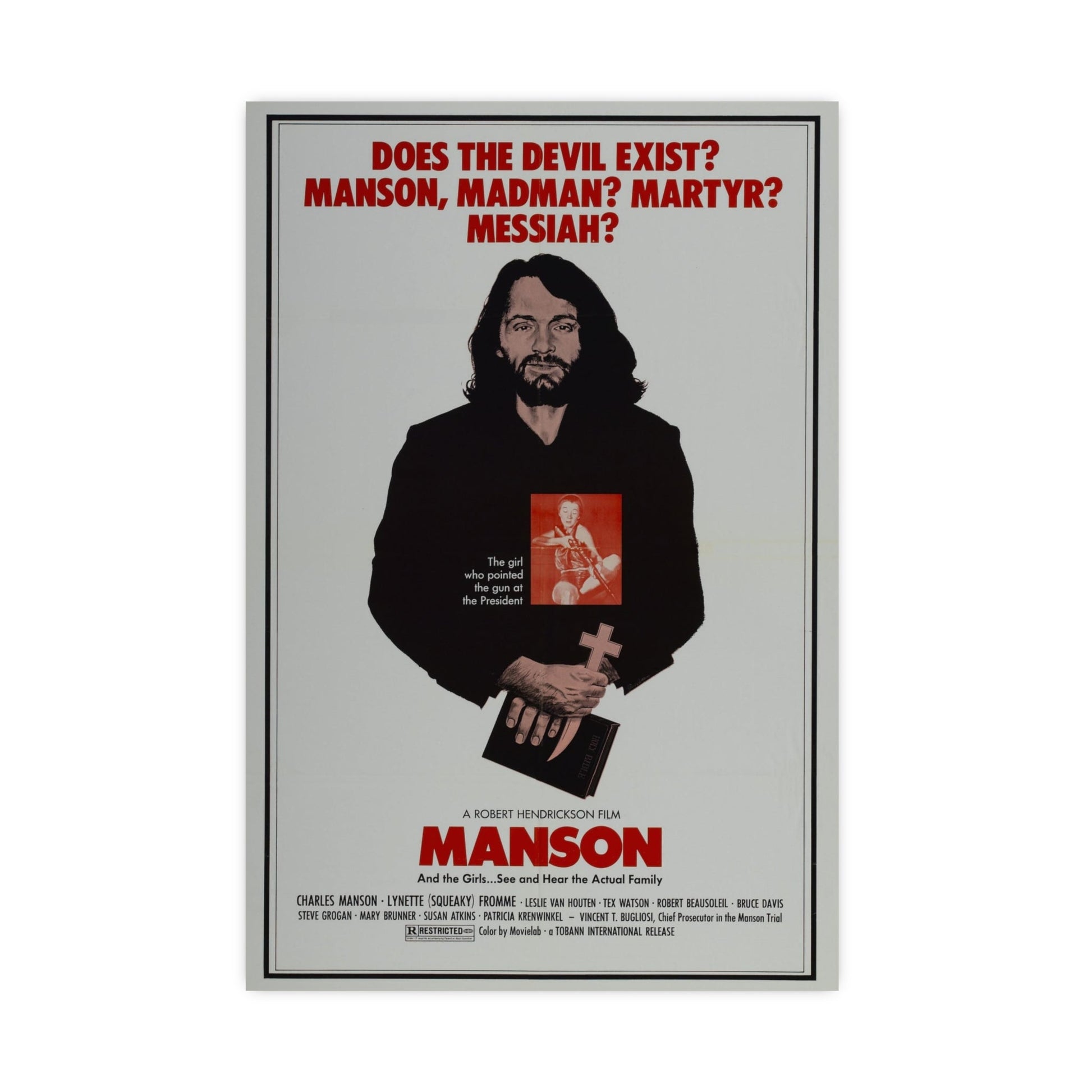 MANSON 1973 - Paper Movie Poster-16″ x 24″ (Vertical)-The Sticker Space