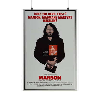 MANSON 1973 - Paper Movie Poster-20″ x 30″-The Sticker Space