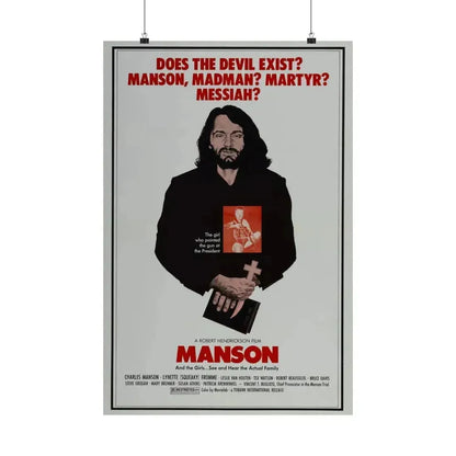 MANSON 1973 - Paper Movie Poster 20″ x 30″ Matte - The Sticker Space