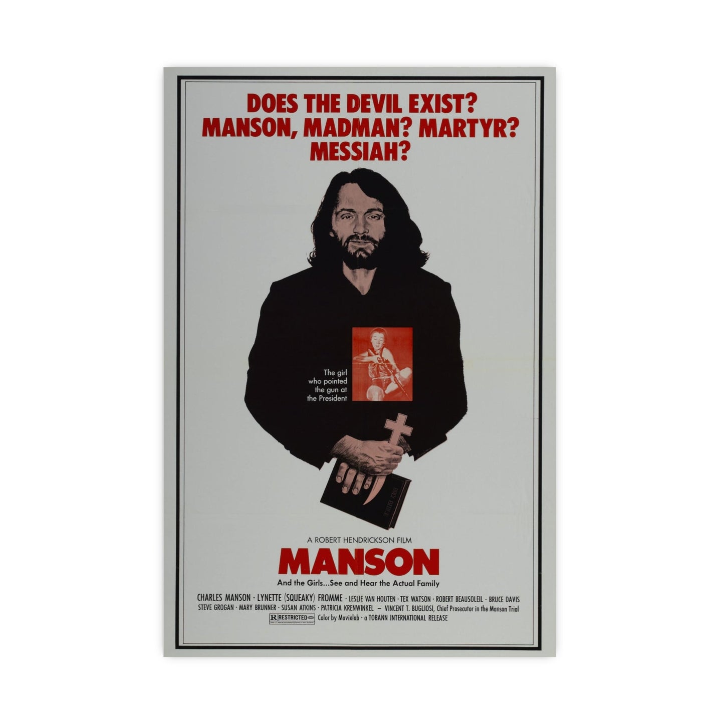 MANSON 1973 - Paper Movie Poster-20″ x 30″ (Vertical)-The Sticker Space