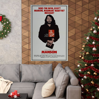 MANSON 1973 - Paper Movie Poster-The Sticker Space