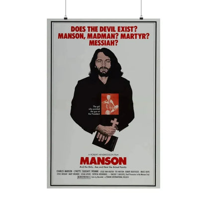 MANSON 1973 - Paper Movie Poster 24″ x 36″ Matte - The Sticker Space