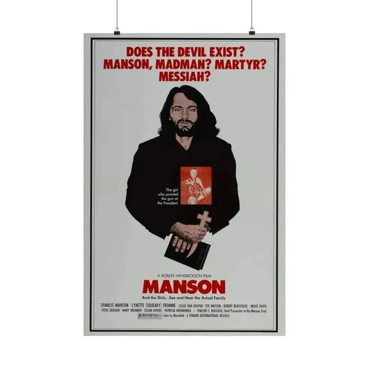 MANSON 1973 - Paper Movie Poster 24″ x 36″ Matte - The Sticker Space