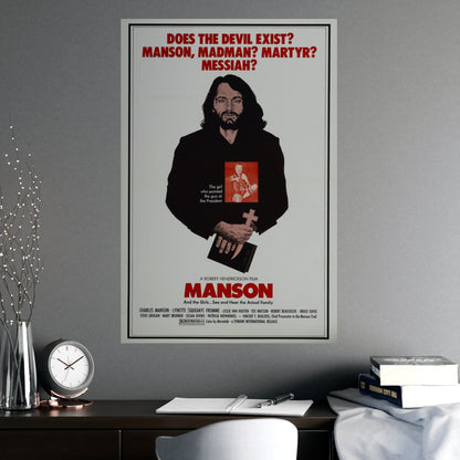 MANSON 1973 - Paper Movie Poster-The Sticker Space