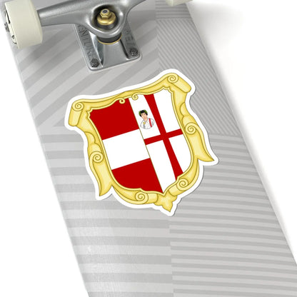 Mantova-Stemma XVIII secolo (Italy) (Coat of Arms) STICKER Vinyl Kiss-Cut Decal - The Sticker Space