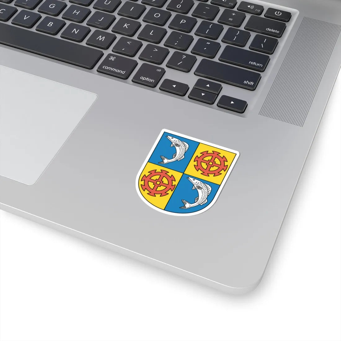 Manzenhub coat of arms (Switzerland) (Coat of Arms) STICKER Vinyl Kiss-Cut Decal - The Sticker Space
