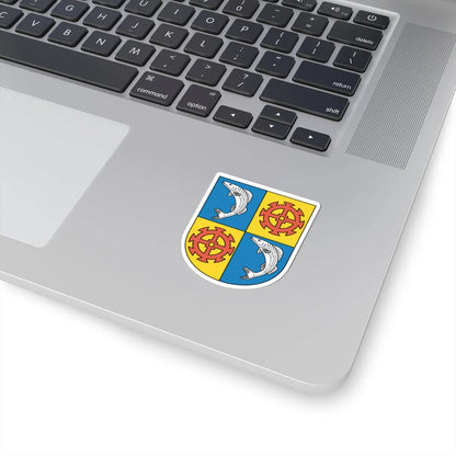 Manzenhub coat of arms (Switzerland) (Coat of Arms) STICKER Vinyl Kiss-Cut Decal - The Sticker Space