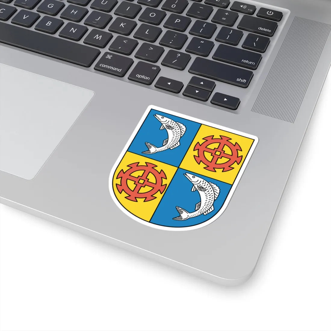 Manzenhub coat of arms (Switzerland) (Coat of Arms) STICKER Vinyl Kiss-Cut Decal - The Sticker Space