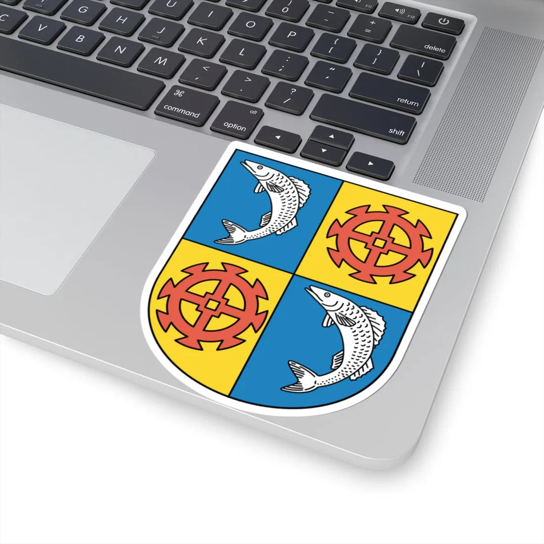 Manzenhub coat of arms (Switzerland) (Coat of Arms) STICKER Vinyl Kiss-Cut Decal - The Sticker Space