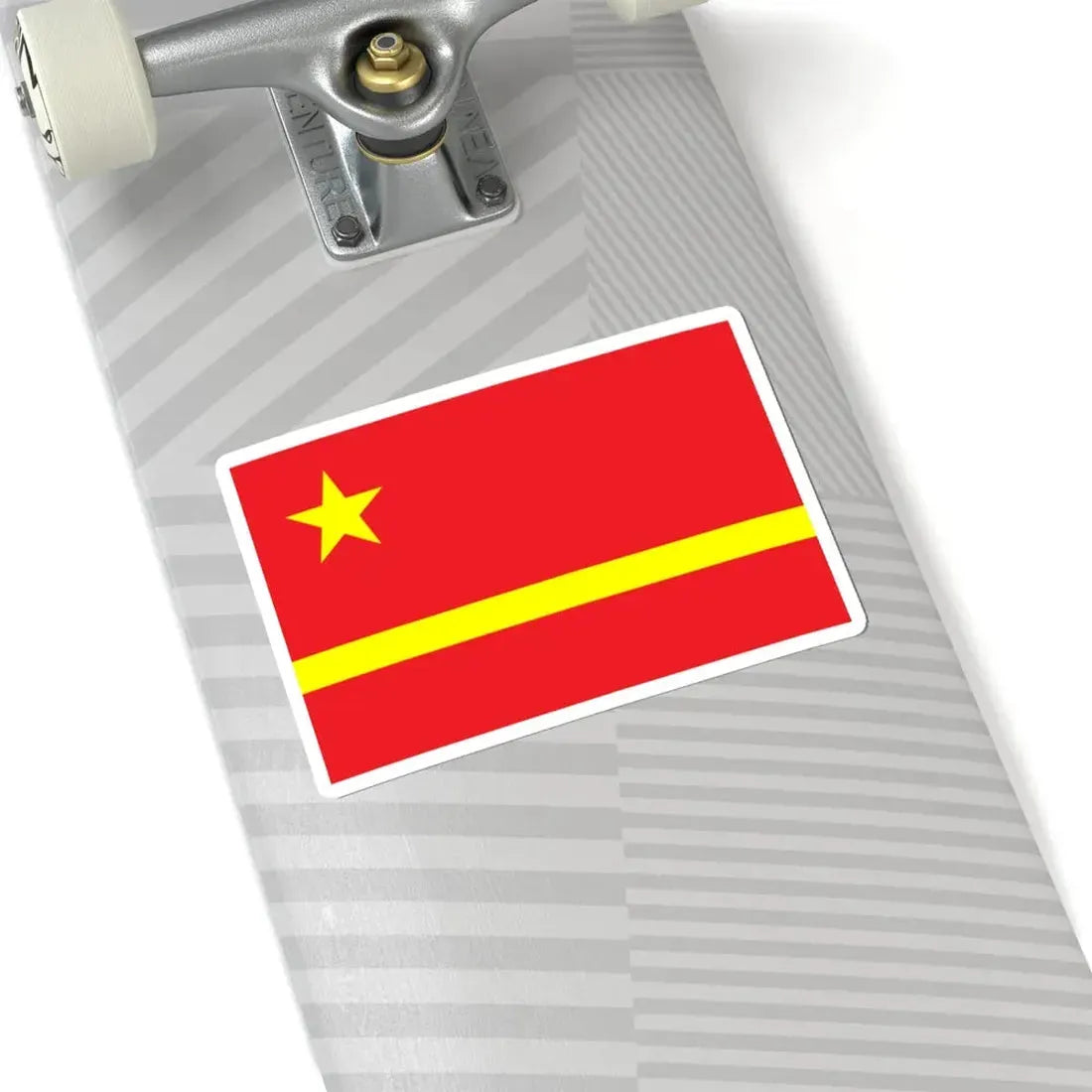 Mao Zedongs proposal for the PRC flag (China) STICKER Vinyl Kiss-Cut Decal - The Sticker Space