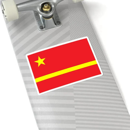 Mao Zedongs proposal for the PRC flag (China) STICKER Vinyl Kiss-Cut Decal - The Sticker Space