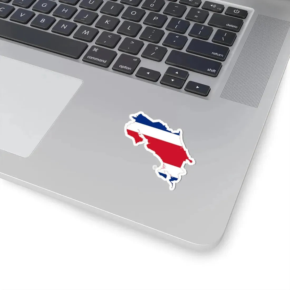 Map and flag of Costa Rica (Costa Rica) STICKER Vinyl Kiss-Cut Decal - The Sticker Space