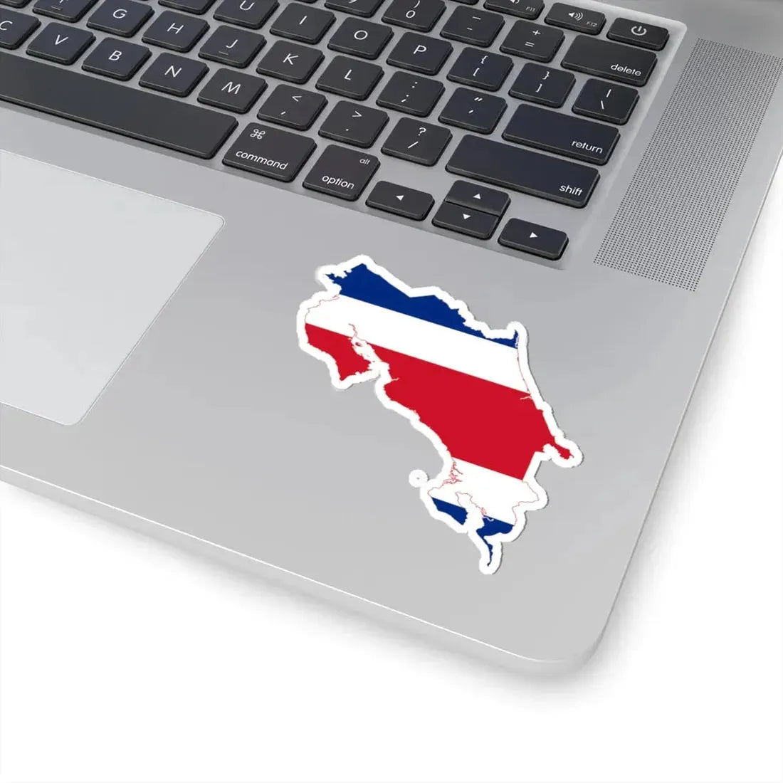 Map and flag of Costa Rica (Costa Rica) STICKER Vinyl Kiss-Cut Decal - The Sticker Space