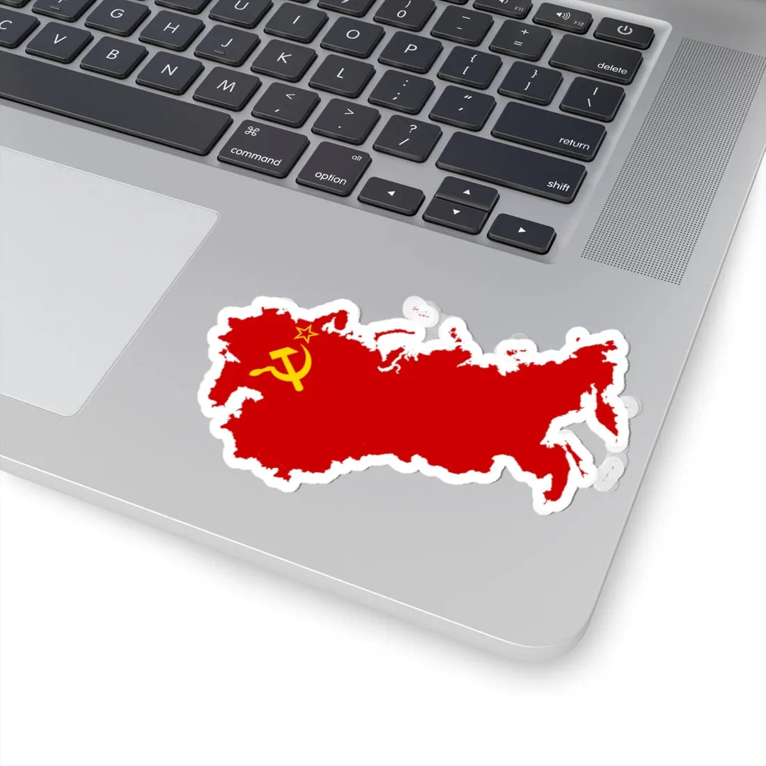 Map-Flag of the Soviet Union (Russia) STICKER Vinyl Kiss-Cut Decal - The Sticker Space